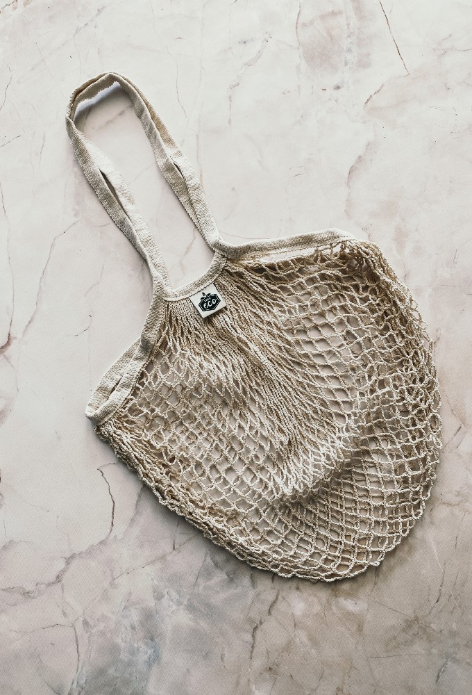 Natural String Shopping Tote